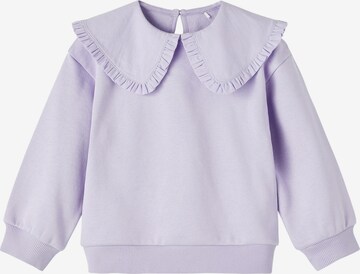 NAME IT Sweatshirt 'Nanna' in Purple: front