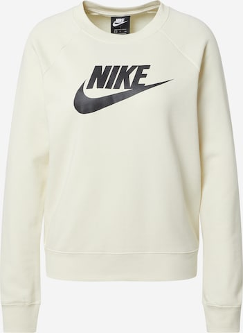 Nike Sportswear Sweatshirt 'Essential' in Beige: front