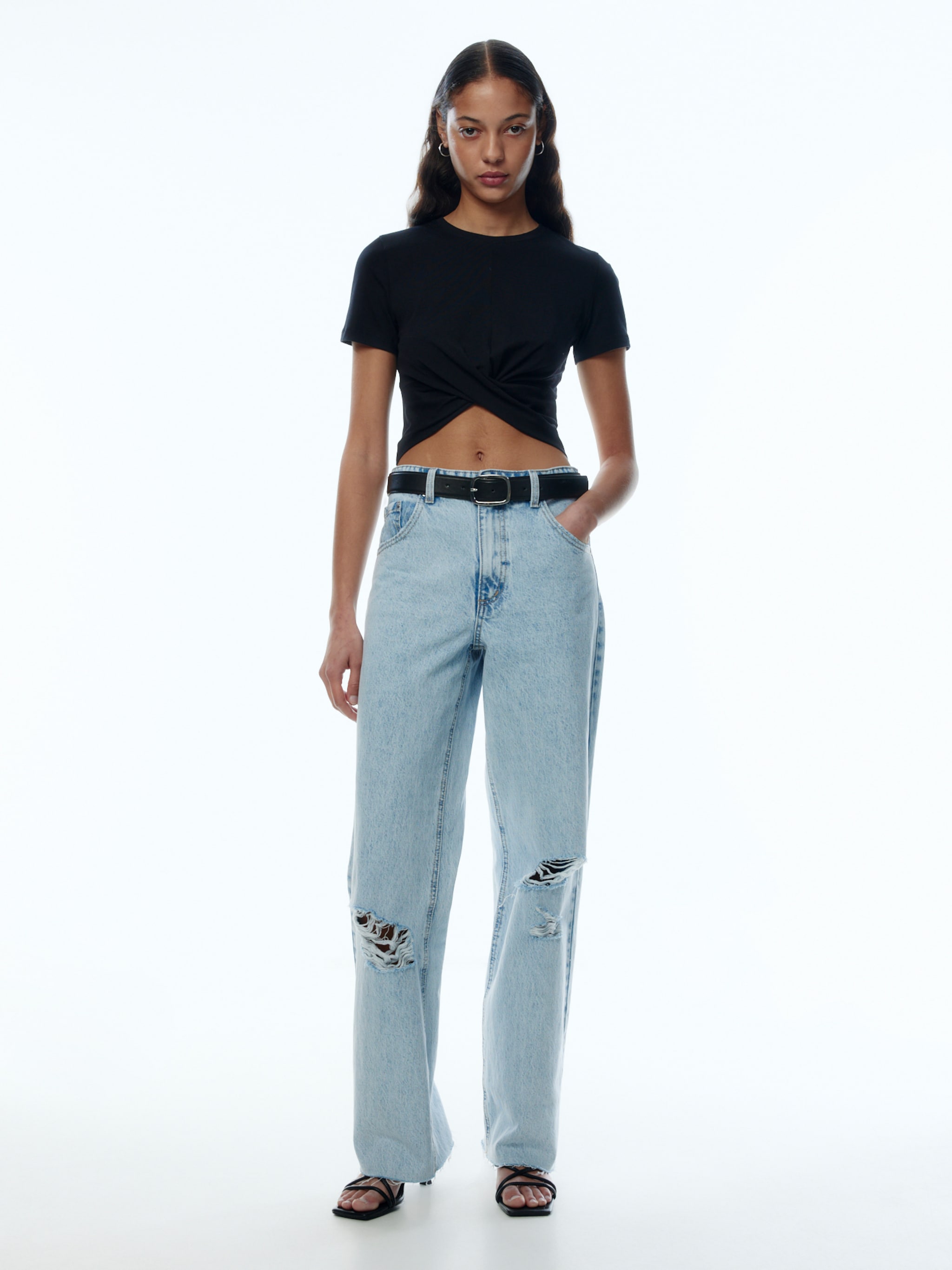 EDITED Producten Shirt 'Marissa' Zwart