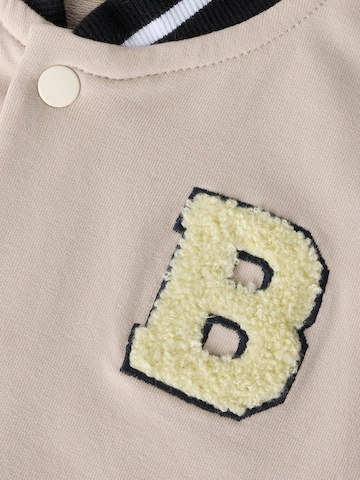 NAME IT Sweat jacket 'NBMDitto' in Beige