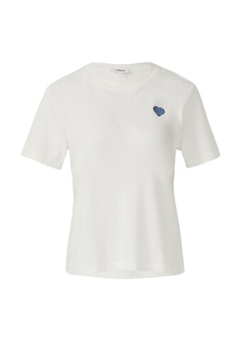 T-shirt s.Oliver en beige : devant