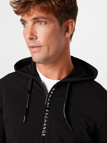 ARMANI EXCHANGE Sweat jacket in Black