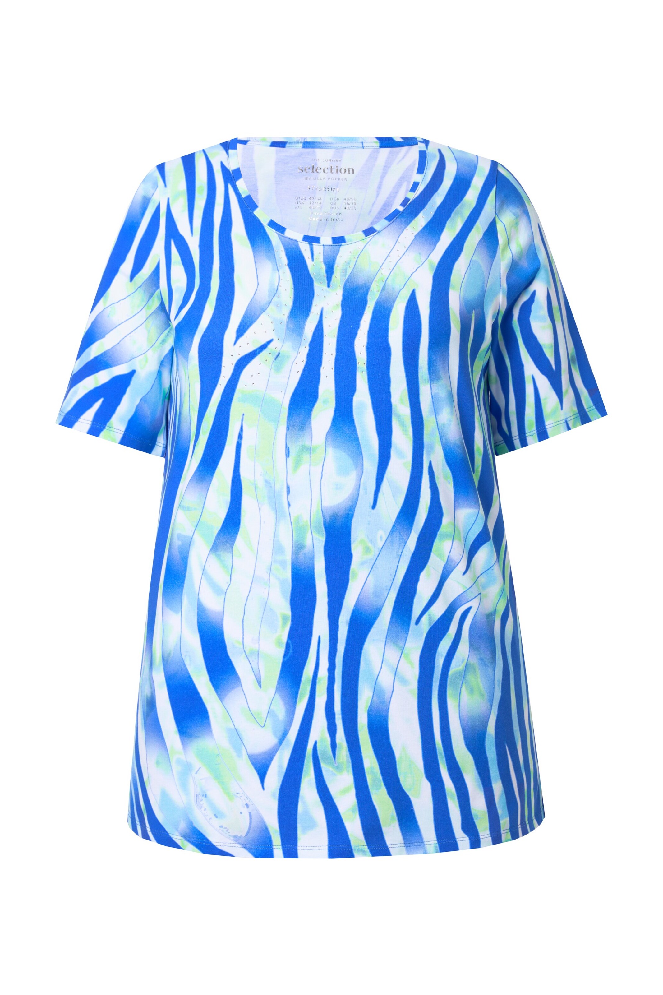 Ulla Popken Shirt in Blau: Vorderseite