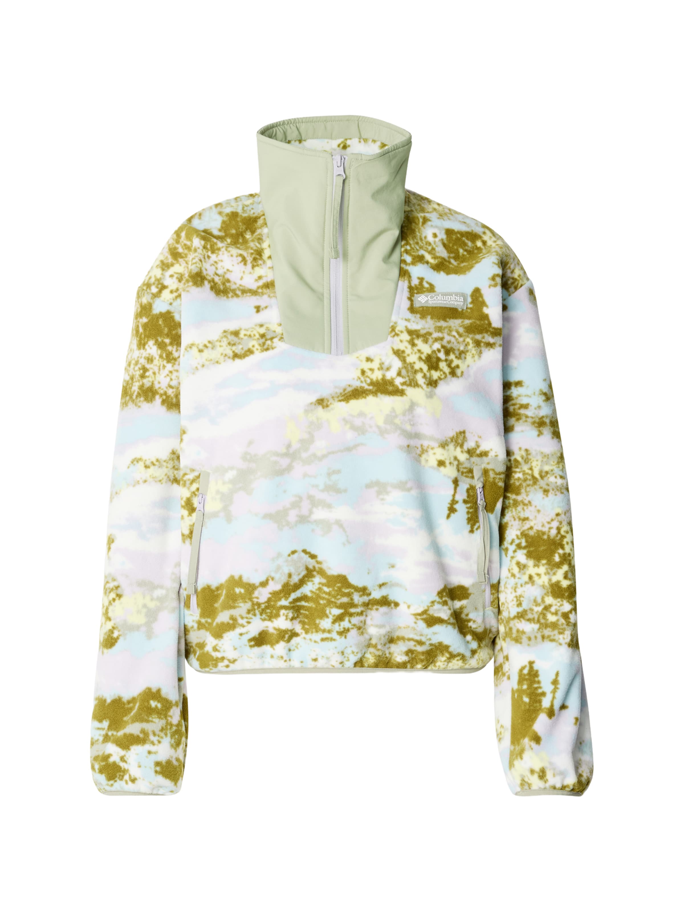 COLUMBIA Sweter sportowy 'Sequoia Grove™' w kolorze żółty: przód