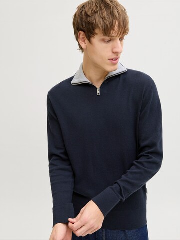 JJ Rebel Pulóver 'JREBBEATON' - kék