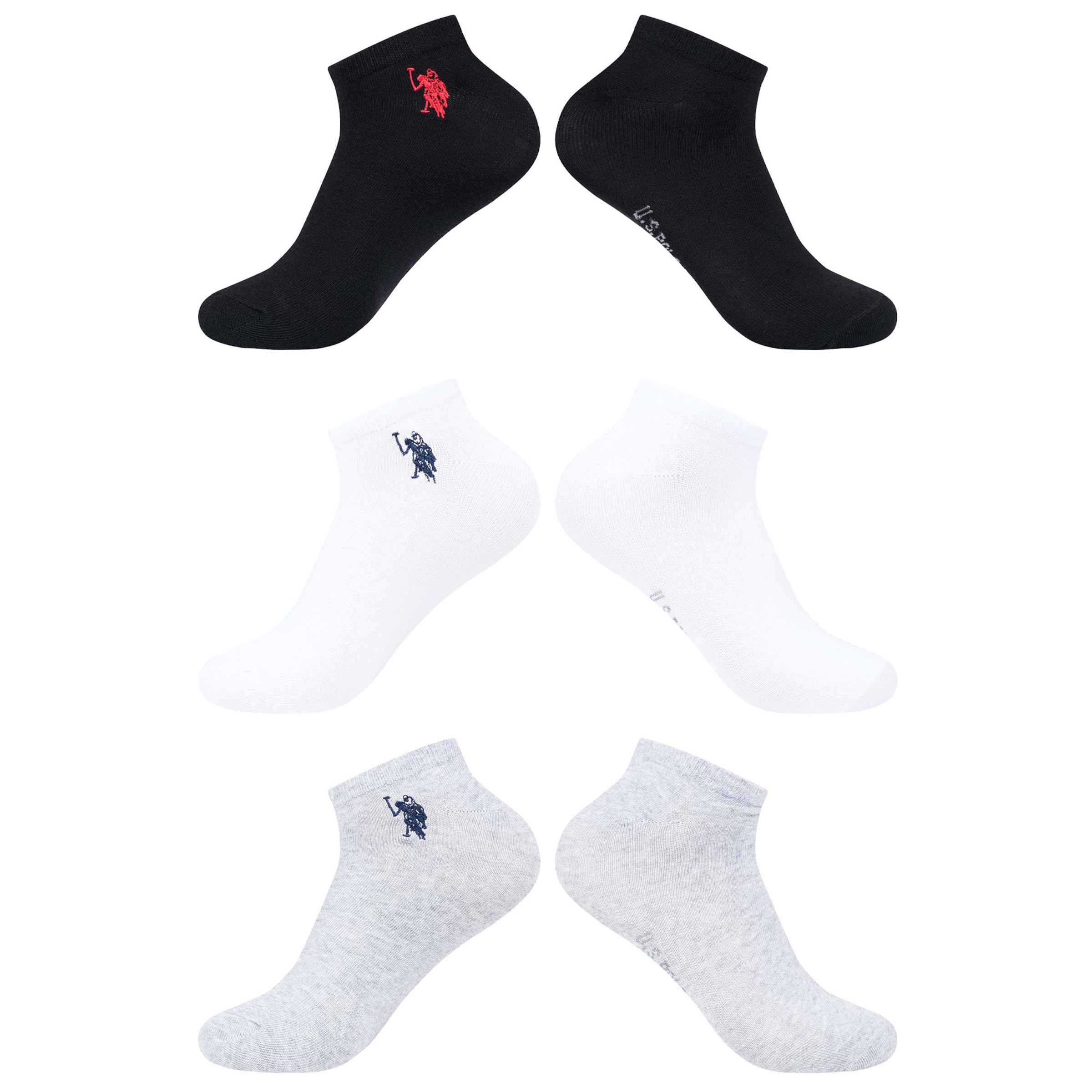 U.S. POLO ASSN. Socken in Schwarz: Vorderseite