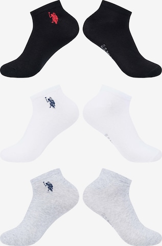 U.S. POLO ASSN. Socken in Schwarz: Vorderseite