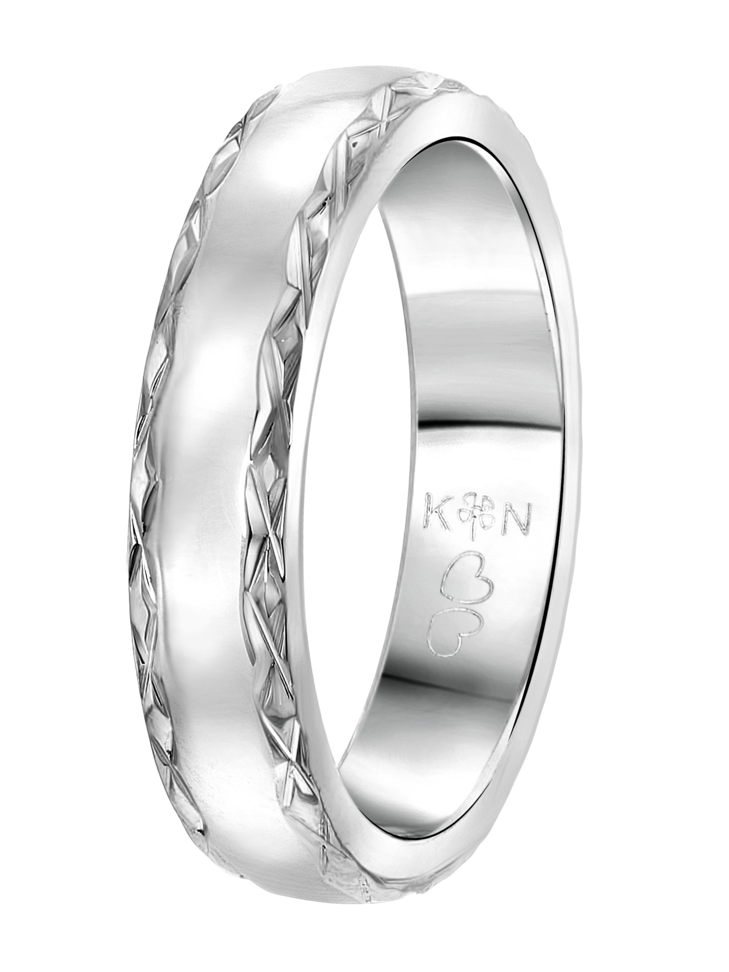 Lucardi Ring in Silber: Vorderseite