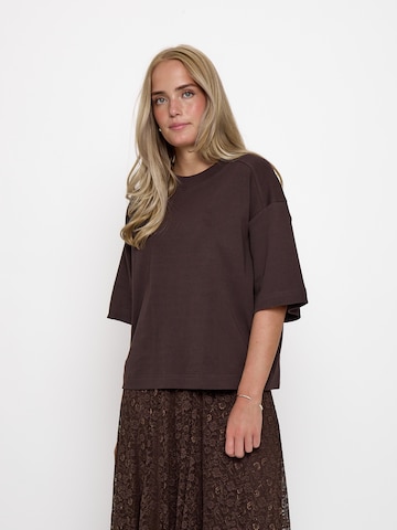 Peppercorn Top 'Fiola' – hnědá: přední strana