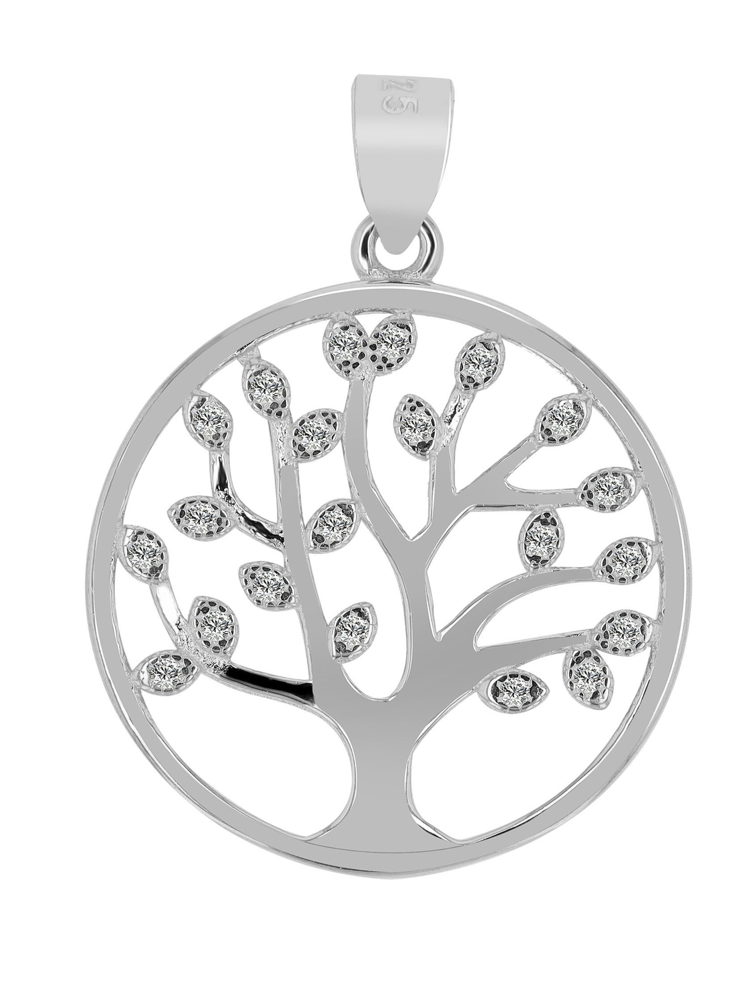 Akzent Pendant 'Nerys, 925 Sterlingsilber, langlebig' in Silver: front