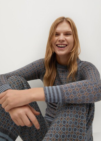 MANGO Sweater 'Nico' in Blue