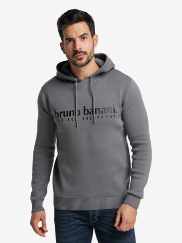 Pull-over ' BARBER ' BRUNO BANANI en gris : devant