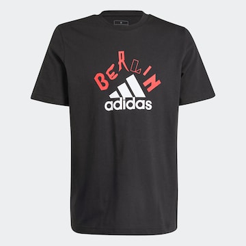 ADIDAS SPORTSWEAR Performance Shirt in Black: front