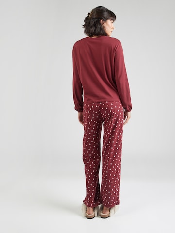 Pepe Jeans Pižama | rdeča barva: zadnja stran