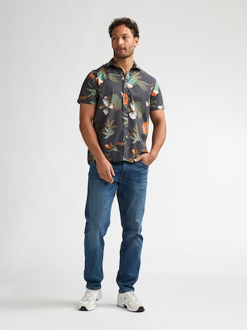 Petrol Industries Regular fit Overhemd in Zwart
