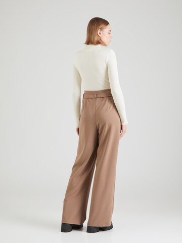VILA - Pierna ancha Pantalón de pinzas 'VIHilda' en marrón