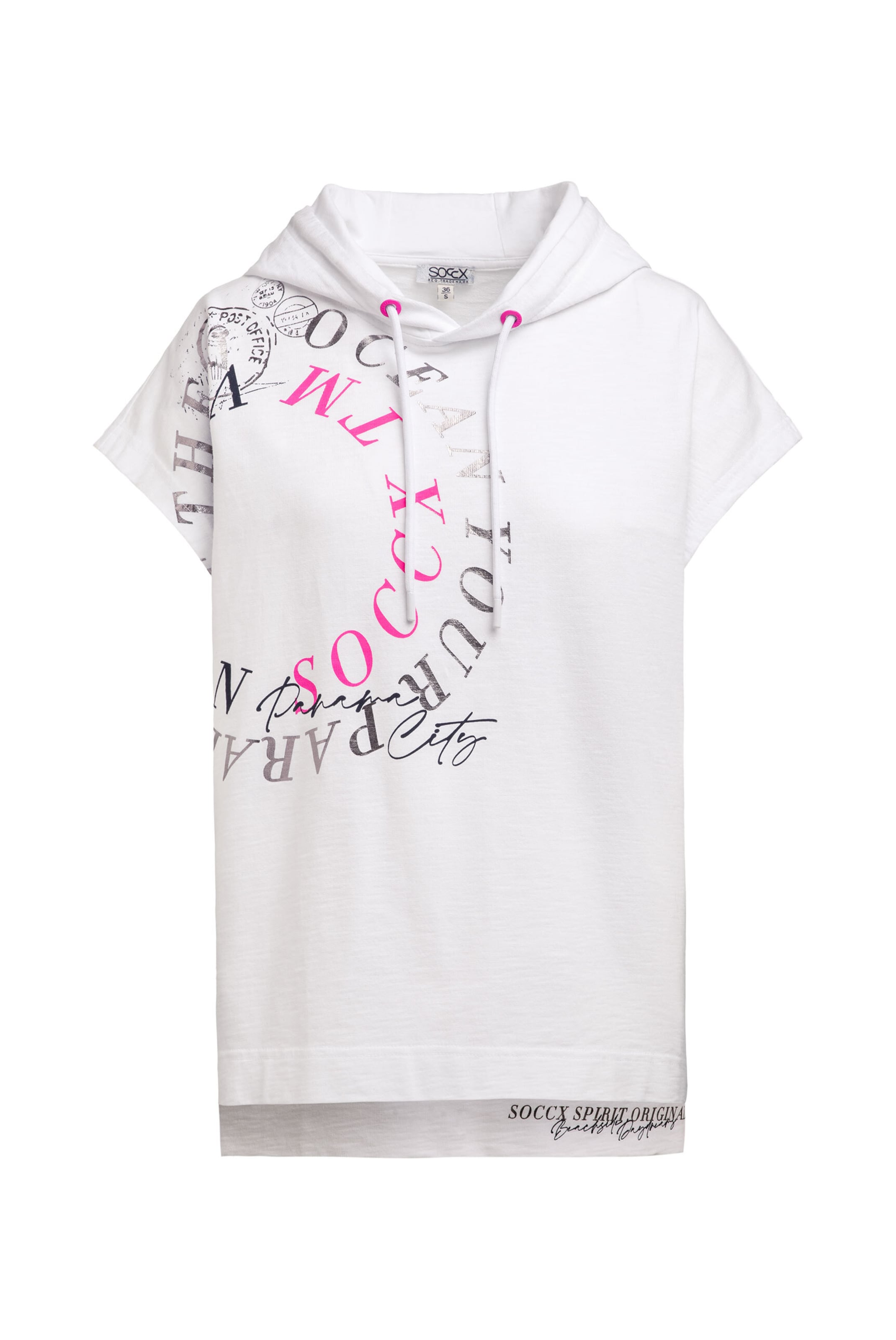 Soccx Sweatshirt in White: front