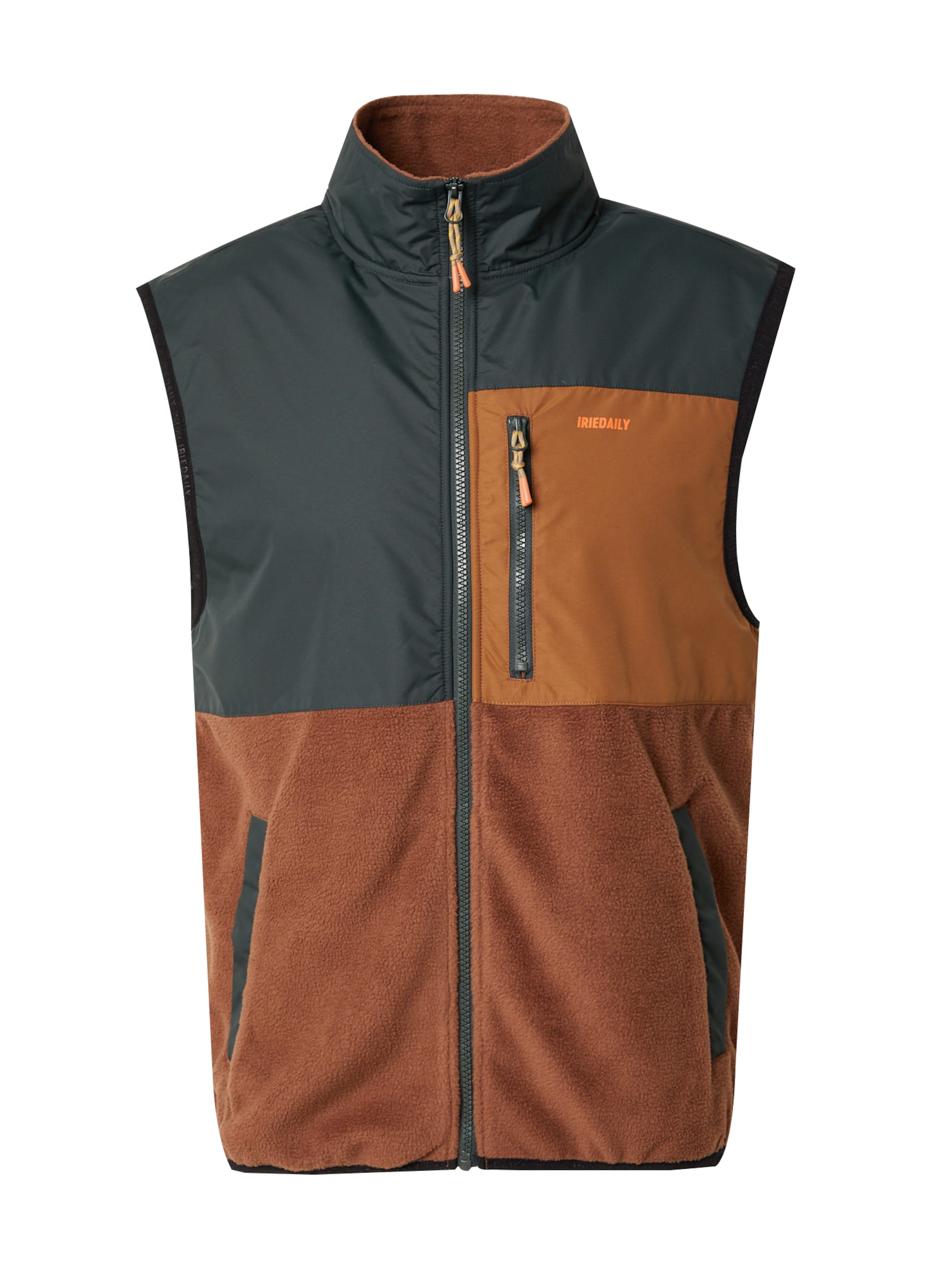 Iriedaily Vest 'Auf Deck' in Green: front