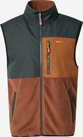 Gilet 'Auf Deck' di Iriedaily in verde: frontale