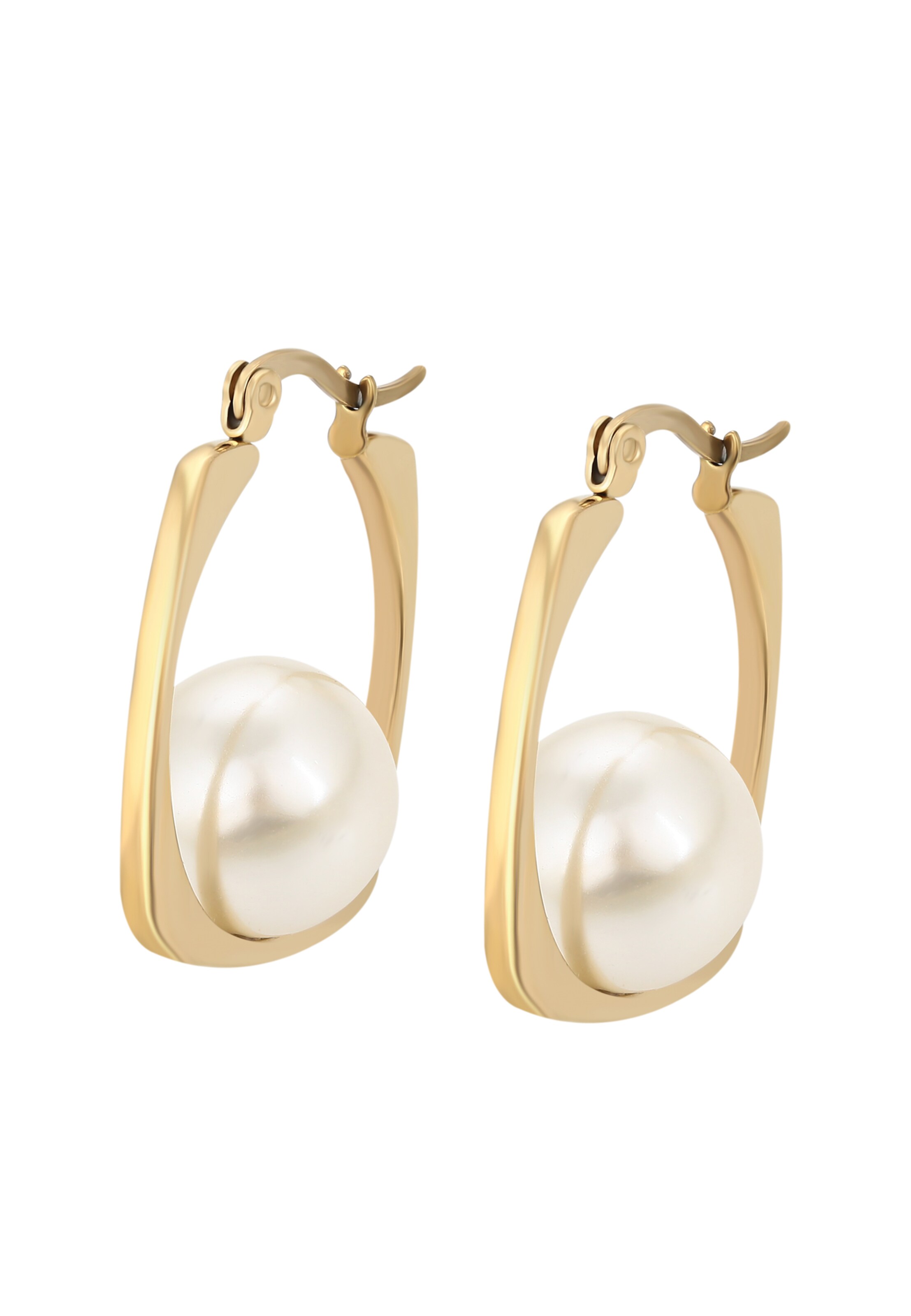 faina Earrings in Gold: front
