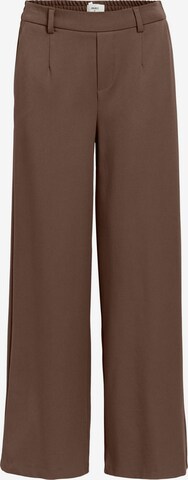 Wide leg Pantaloni 'Lisa' di OBJECT in marrone: frontale