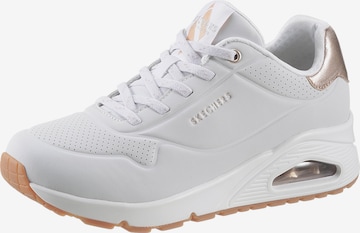 SKECHERS Nizke superge | bela barva: sprednja stran