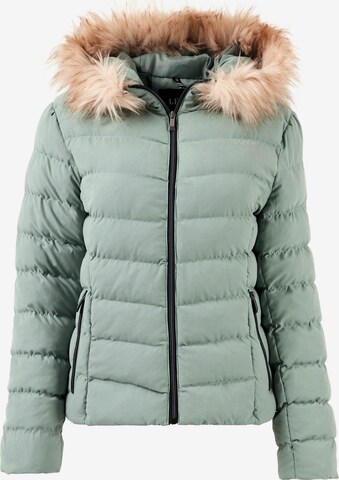 LELA Winter Jacket in Green: front