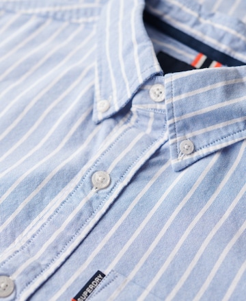 Superdry Regular fit Overhemd in Blauw