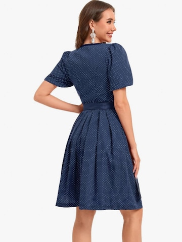 Yesfashion Dirndl w kolorze niebieski