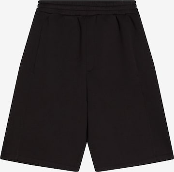 Pantalon 'SCUBA' Bershka en noir : devant