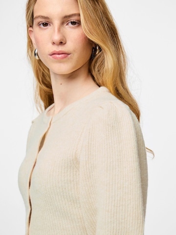 PIECES Knit cardigan in White