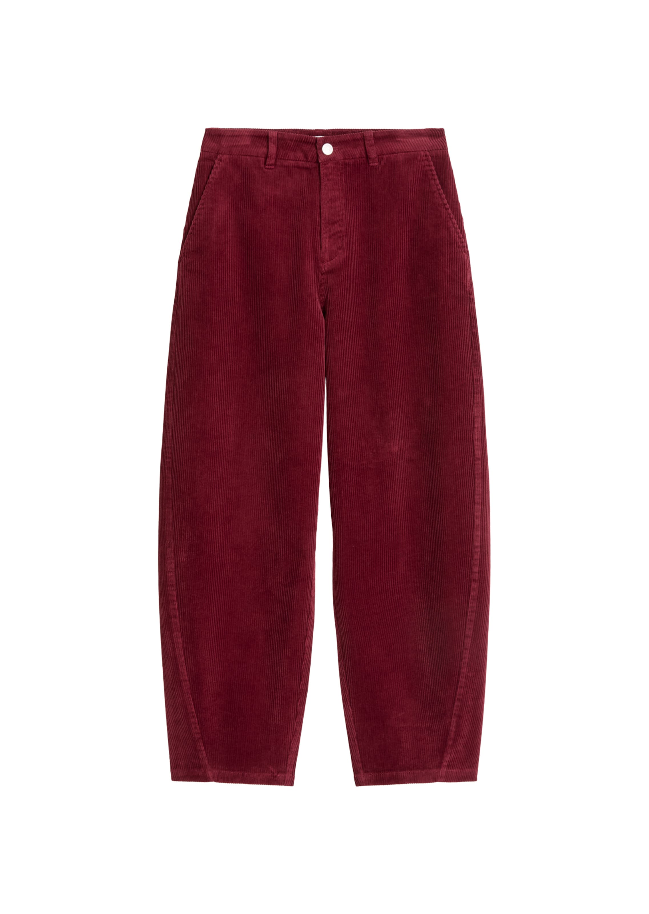 Marc O'Polo DENIM Trousers 'Airin' in Red: front