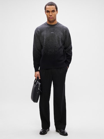 BOSS Orange Trui 'Kalbrush' in Zwart