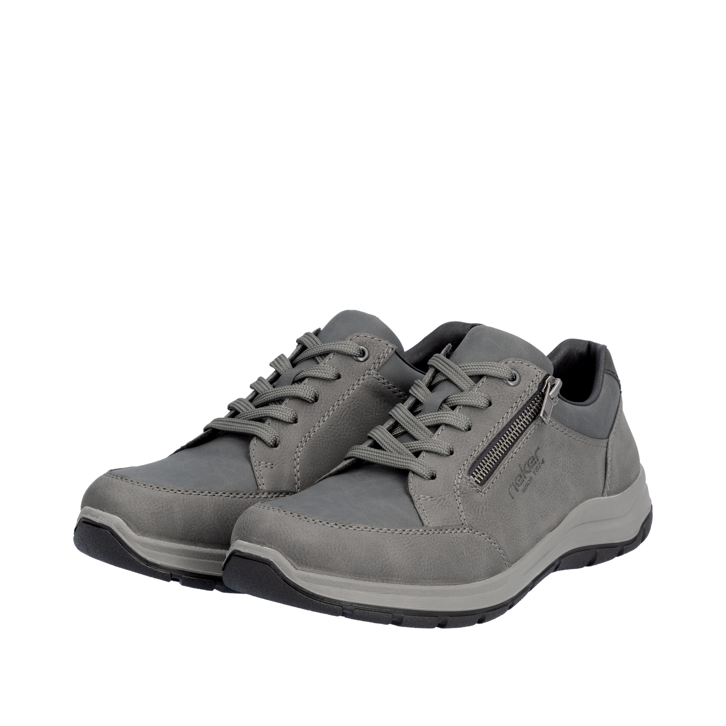 Rieker Schnürschuhe in Grau