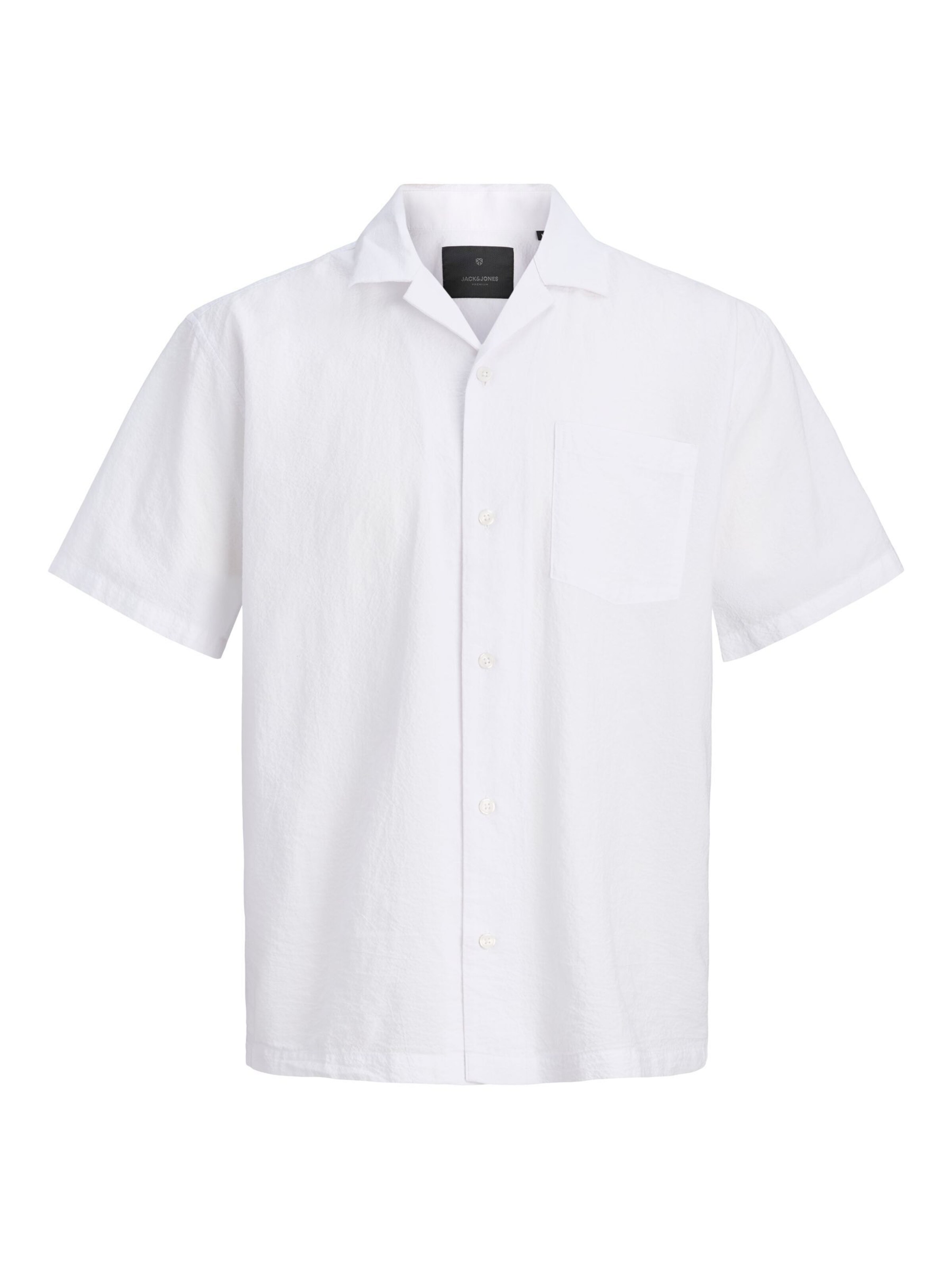 Chemise 'JPRBLAshawn' JACK & JONES en blanc : devant