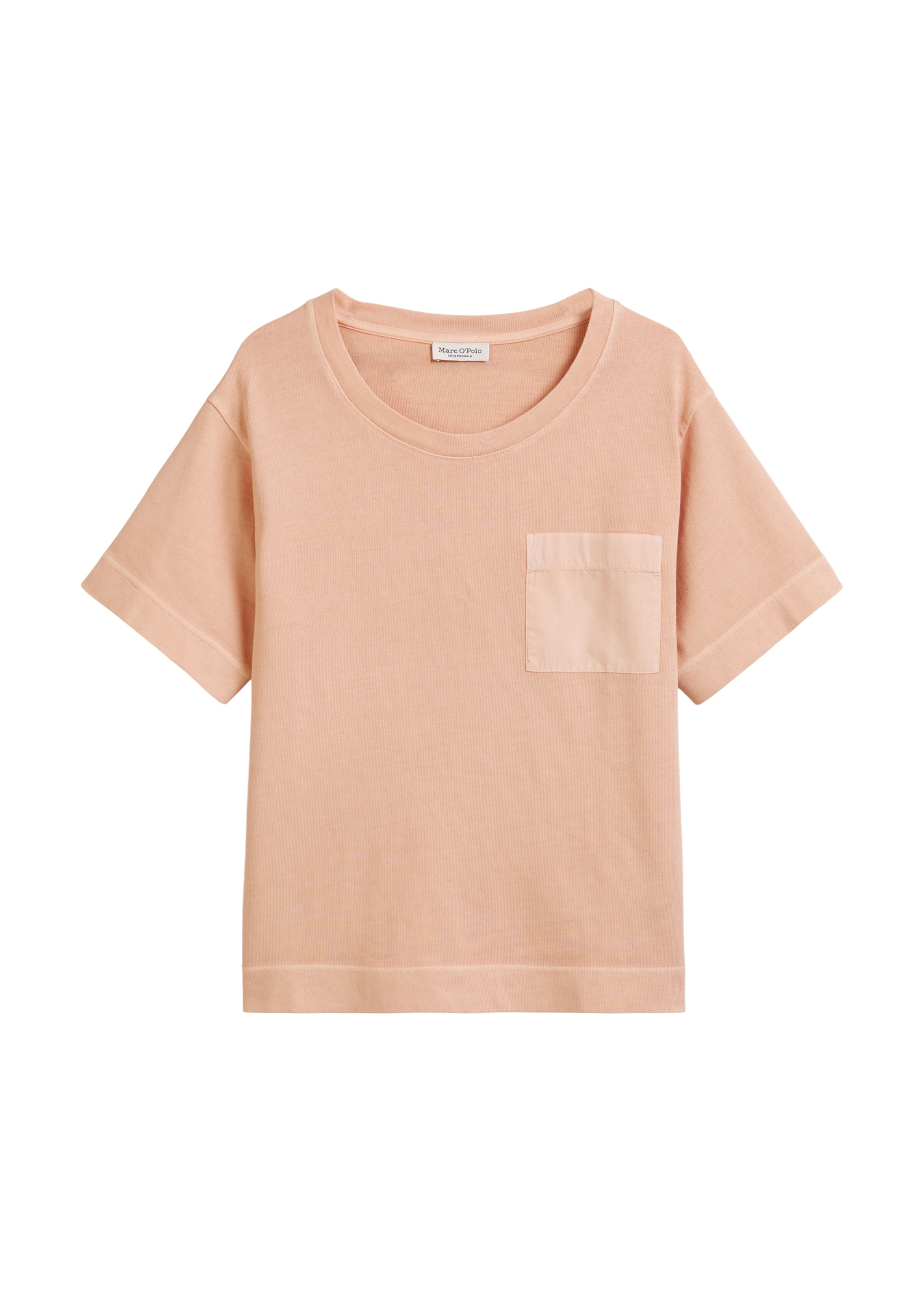 T-shirt Marc O'Polo en beige : devant