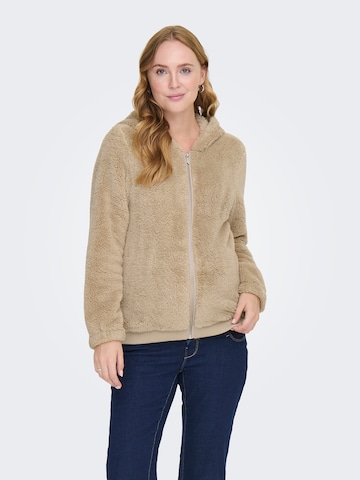 Only Maternity Kurtka przejściowa 'OLMNewanna' w kolorze beżowy: przód