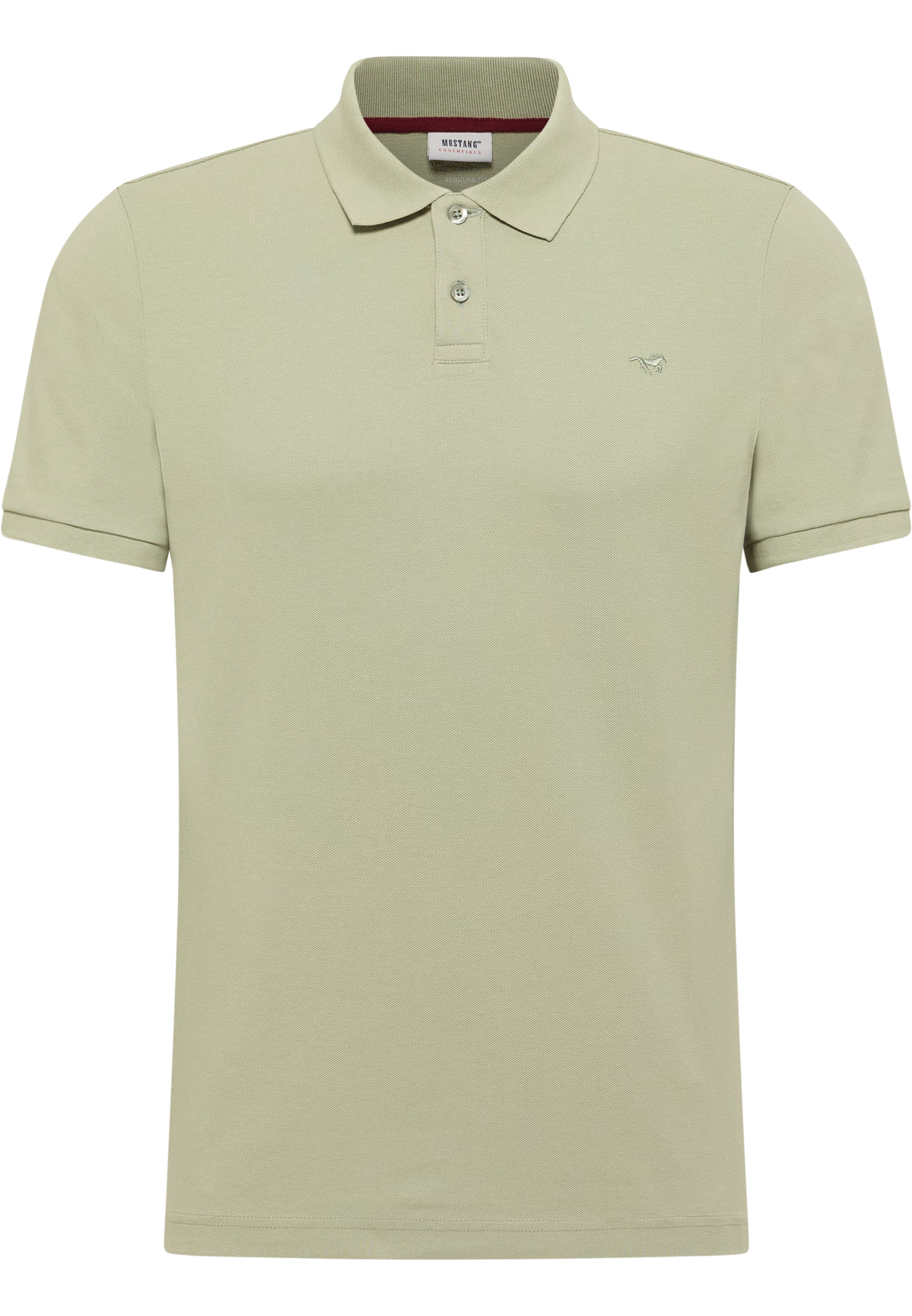 MUSTANG Poloshirt 'Palco' in Grün: Vorderseite