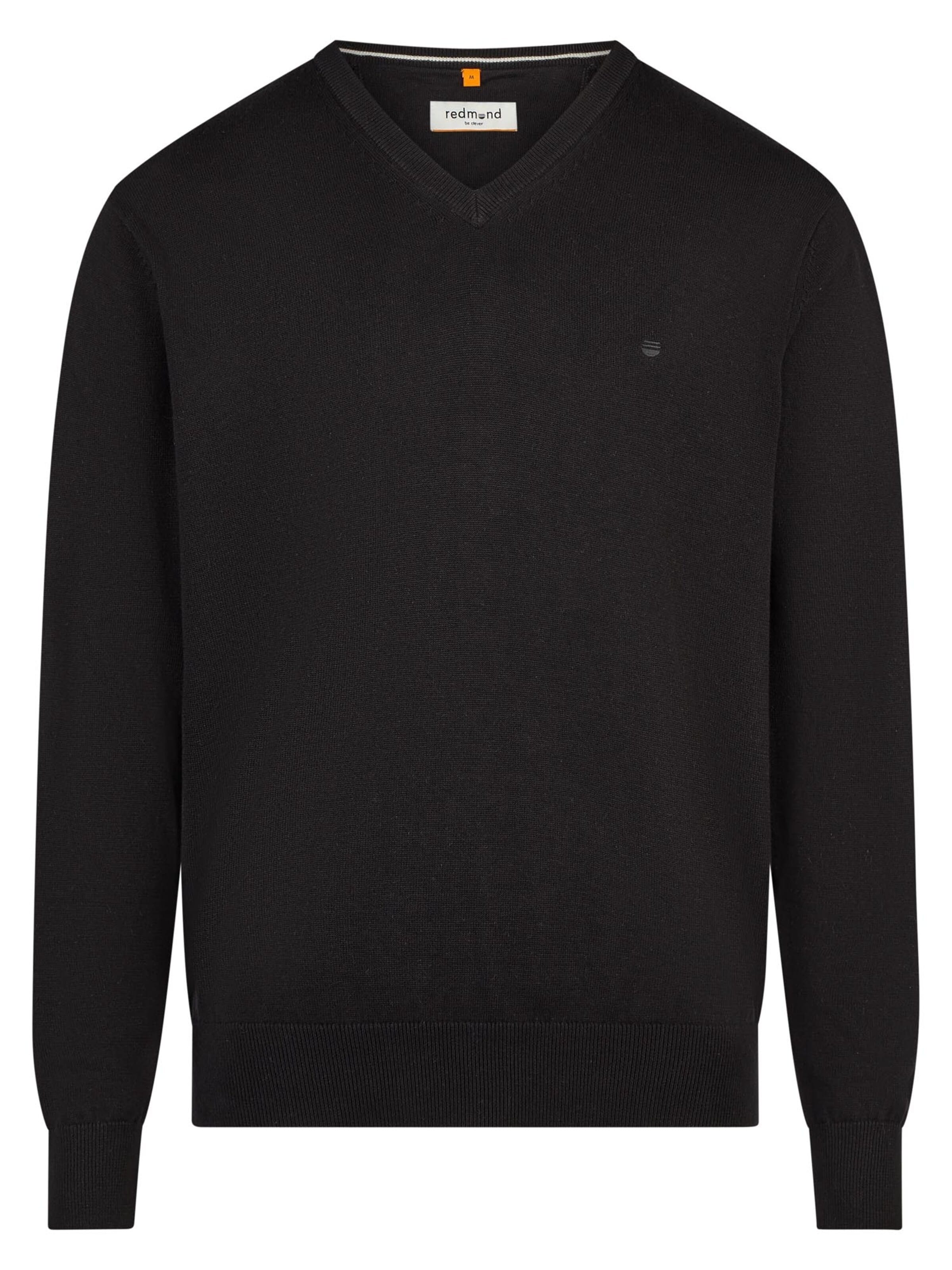 redmond Sweater 'Basic' in Black: front