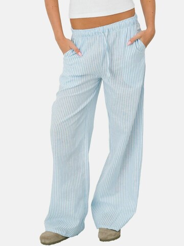 It's May Regular Trousers ' Cara ' in Blue: front