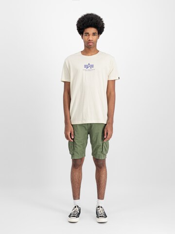 ALPHA INDUSTRIES Shirt in White