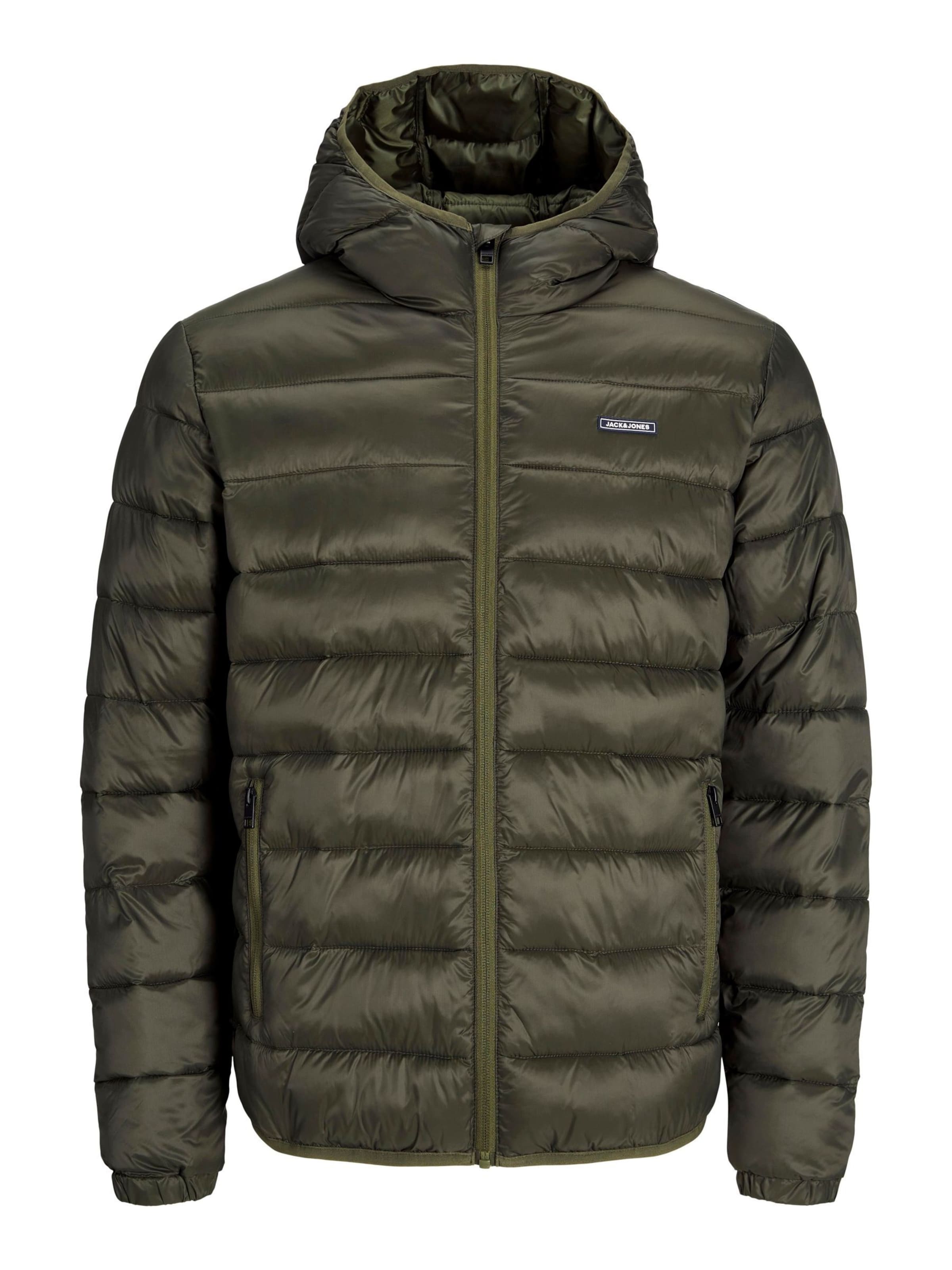 JACK & JONES Winterjas in Groen: voorkant