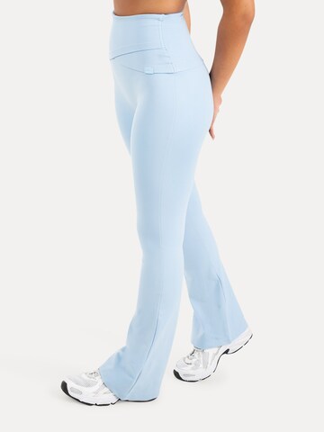 évasé Leggings ' Florea ' Smilodox en bleu