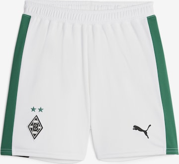 PUMA Regular Sporthose 'Borussia Mönchengladbach' in Weiß: predná strana