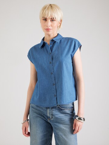 Camicia da donna 'ONLNOVA AZURE' di ONLY in blu: frontale