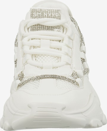 STEVE MADDEN Platform trainers in White