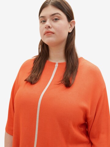 Tom Tailor Women + Sweter w kolorze pomarańczowy