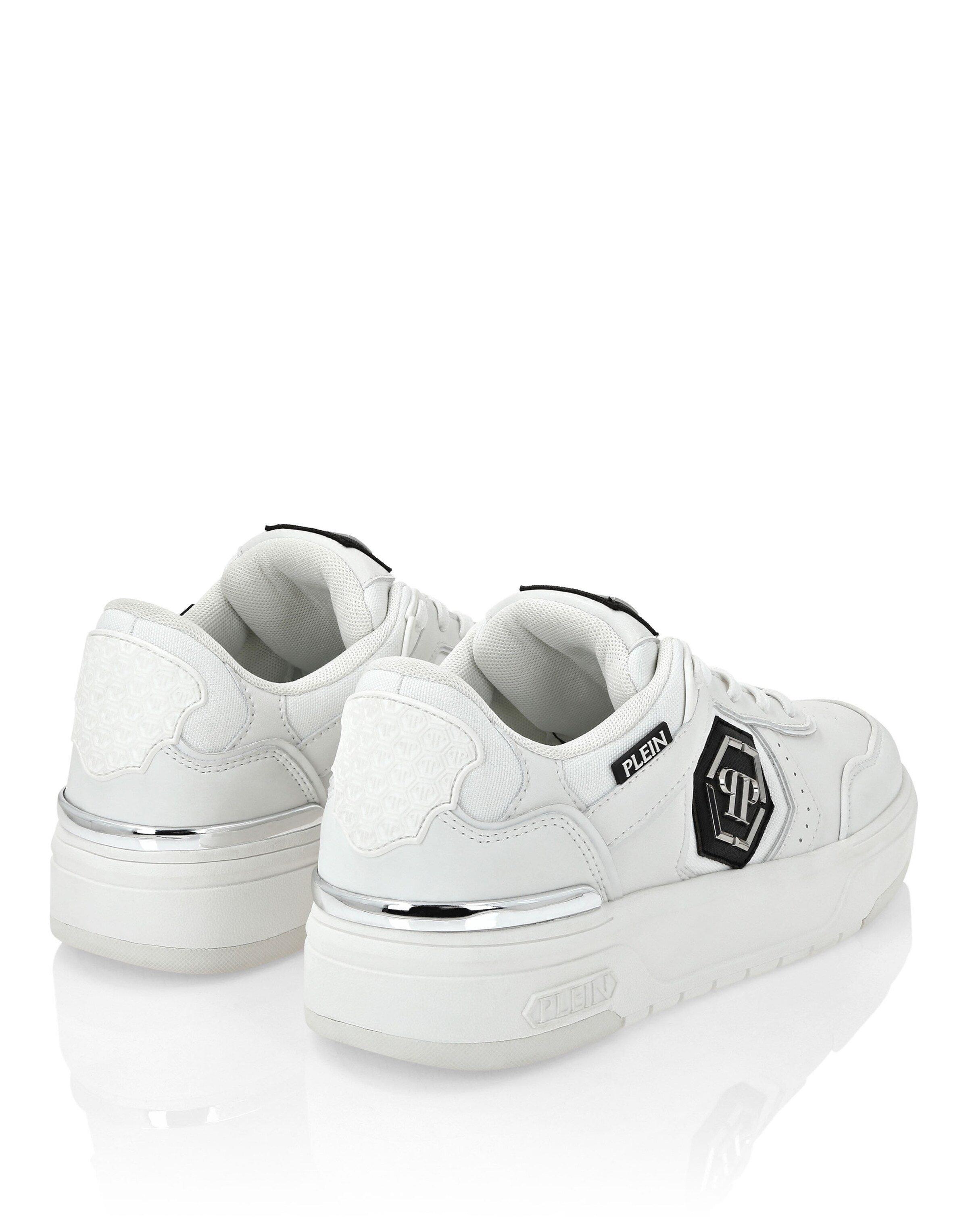 Philipp Plein - Zapatillas deportivas bajas ' Predator ' en blanco