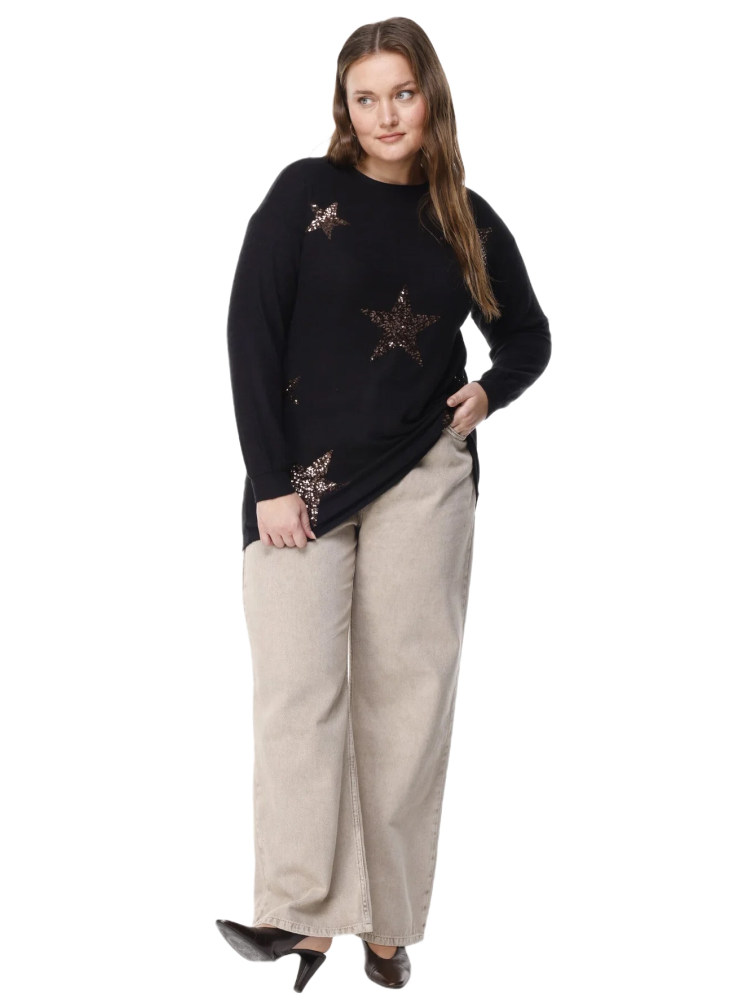 Shape Of You Sweater in Black