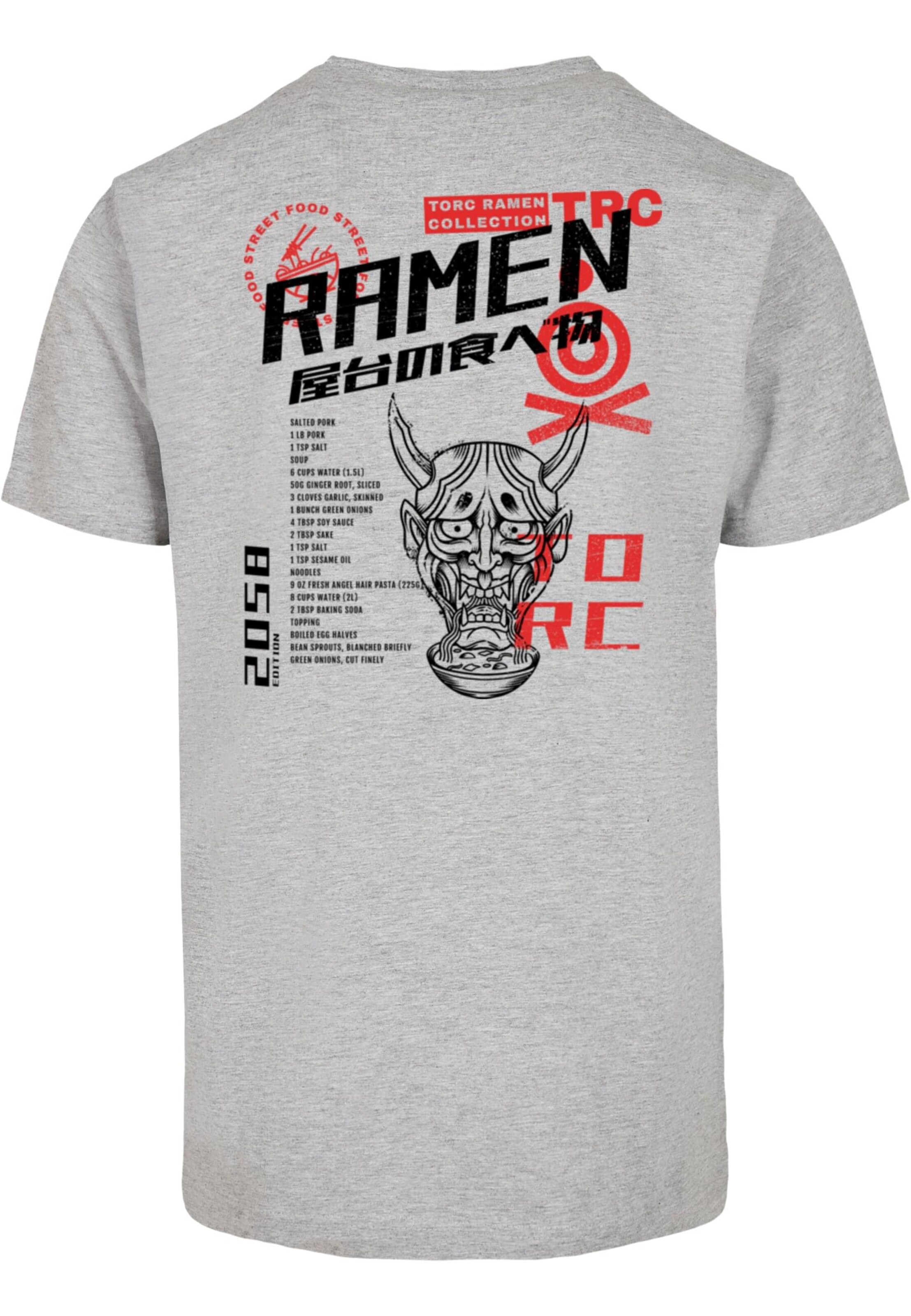 Maglietta 'Torc - Street Food' di Merchcode in grigio